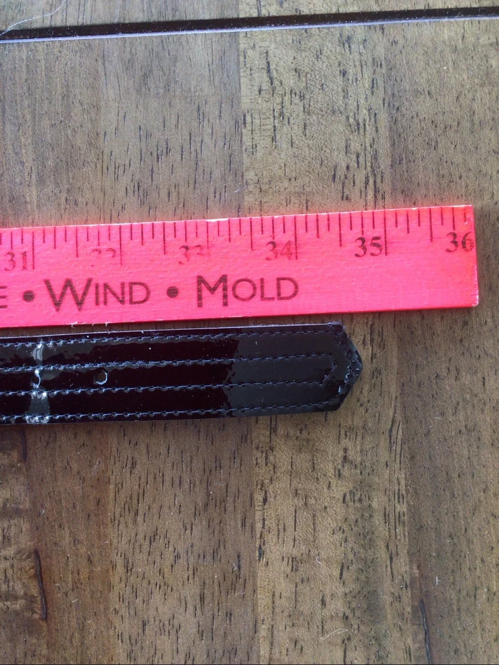Bundle 2/$ 14 Women’s Black Patent Belt with Slim Buckle Sz M/L 34.75 inches